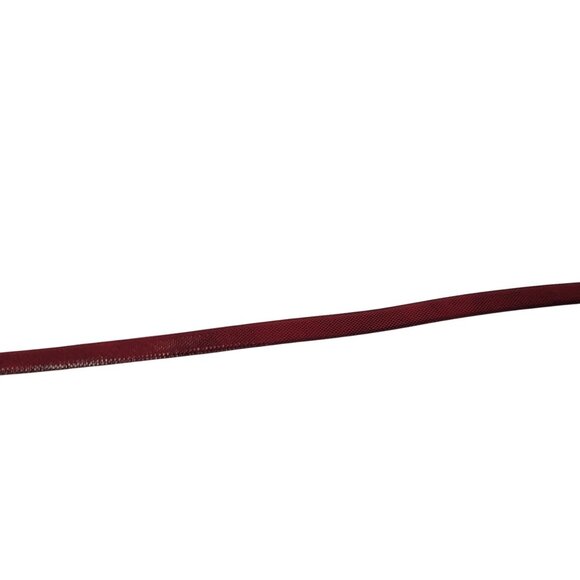 Vtg 80s Red Snake Python Embossed Skinny Leather Cincher Belt Sz XL Accessory - Picture 8 of 10